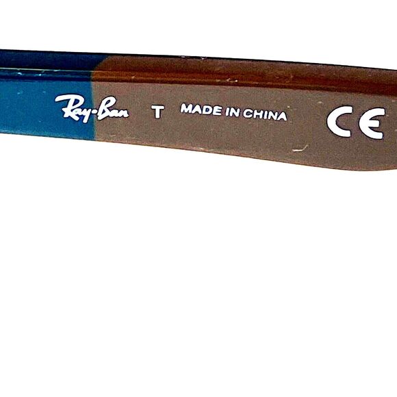 RAY-BAN RB5228 GreyPurple Eyeglasses Full Rim Rectangular 55-17 Frame Only +Case - Picture 5 of 9